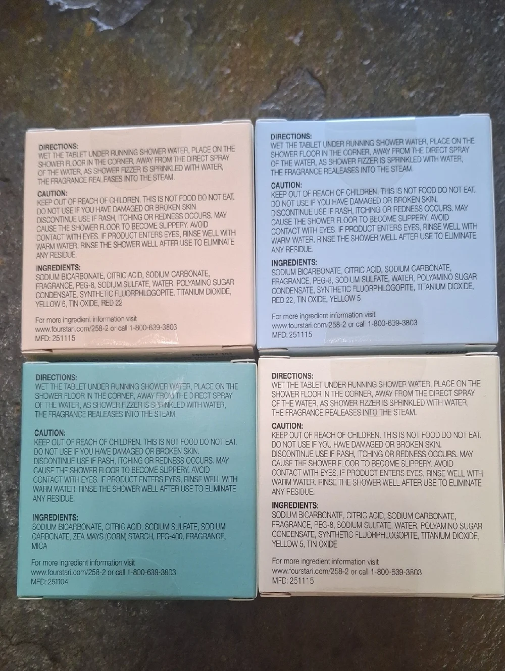 Shower Steamers - Assorted Scents (Minty Fresh, Citrus, Guava, Lemon) - Picture 2 of 2